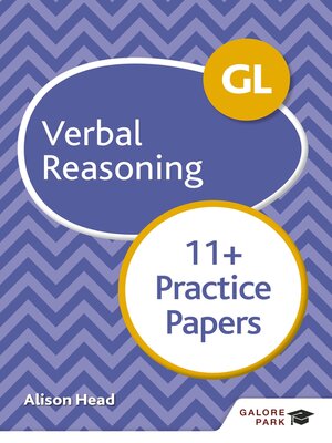 cover image of GL 11+ Verbal Reasoning Practice Papers